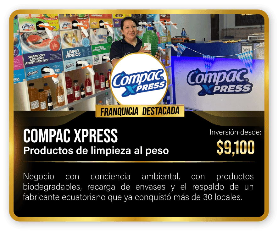 COMPAC XPRESS PRODUCTOS VARIADOS DE LIMPIEZA EN LOCAL COLORIDO