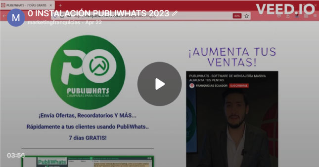 publiwhats, programa, WhatsApp, mensajes masivos, ecuador