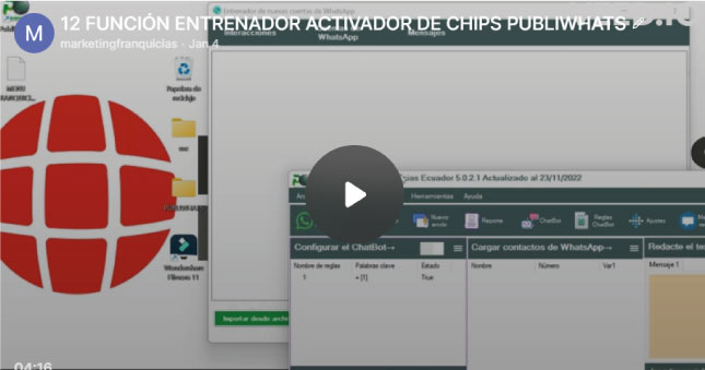 publiwhats, programa, WhatsApp, mensajes masivos, ecuador