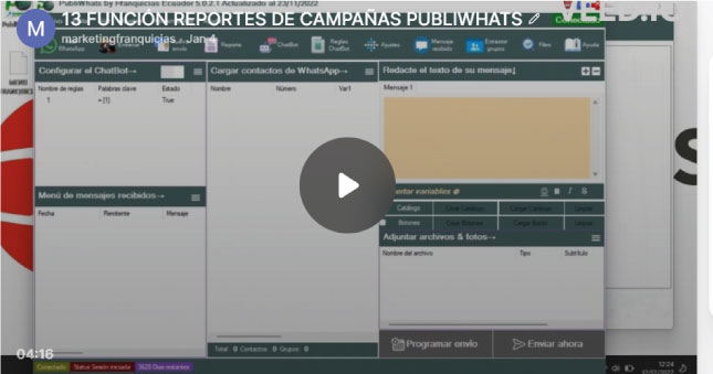 publiwhats, programa, WhatsApp, mensajes masivos, ecuador