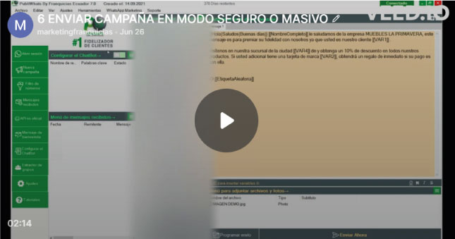 publiwhats, programa, WhatsApp, mensajes masivos, ecuador