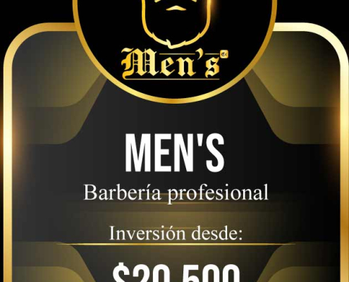 MENS-BARBERÍA-PROFESIONAL-BARBER-SHOP-FRANQUICIA- RENTABLE