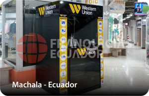 cabina western union ubicada en la machala